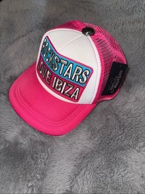 Rockstars Love Ibiza Pink Trucker Hat